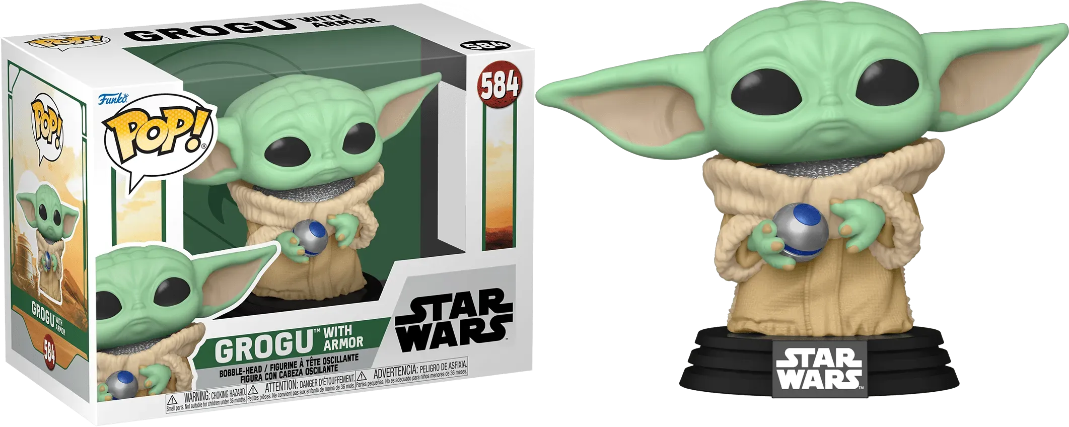 Product image for Grogu with armor STARWARS