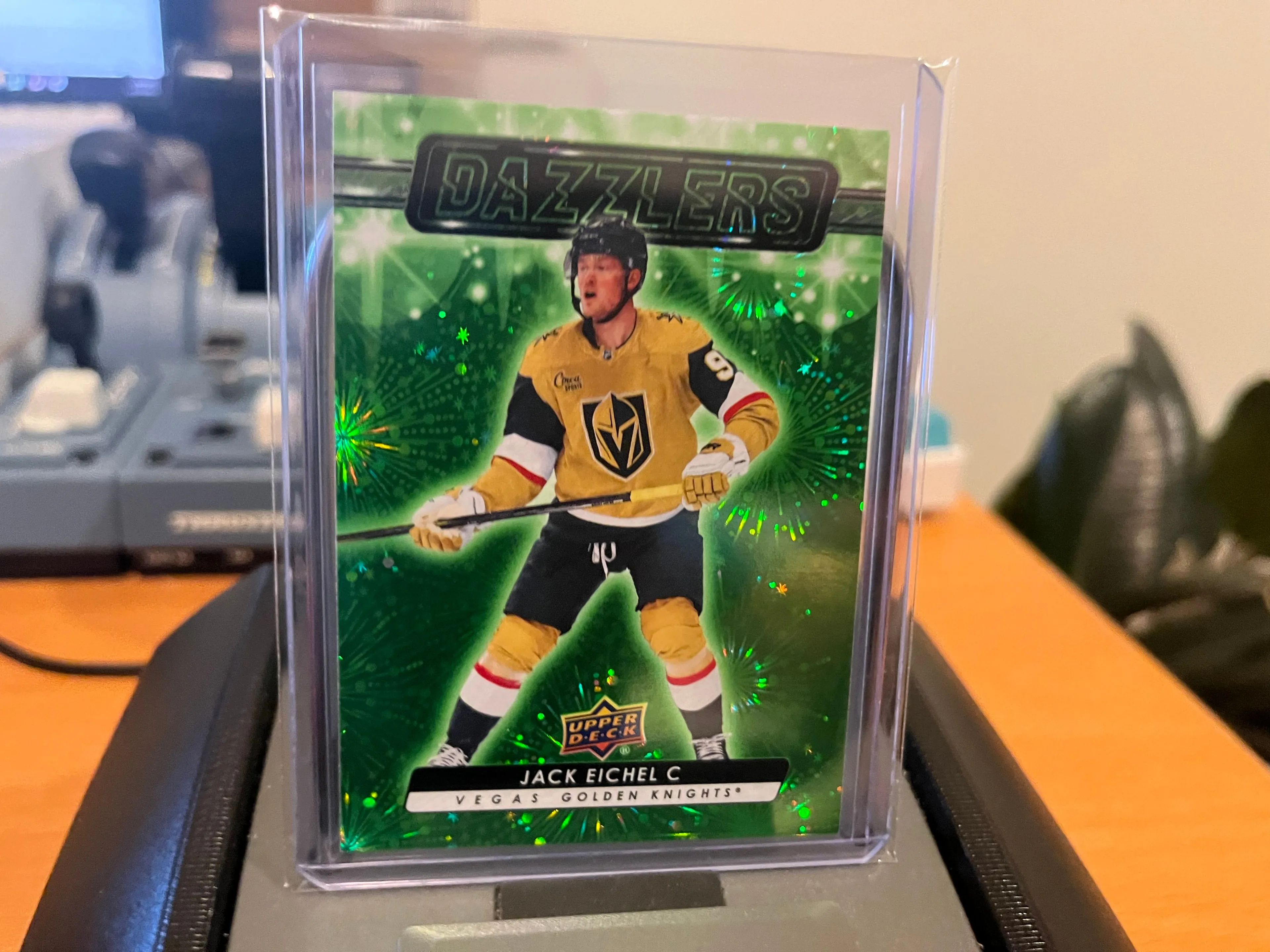 Product image for Eichel 	Jack	Green Dazzlers - 1:3 Packs VGK Golden Knights