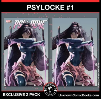 Product image for [2 PACK] PSYLOCKE #1 UNKNOWN COMICS ALEXANDER LOZANO EXCLUSIVE VAR (11/13/2024