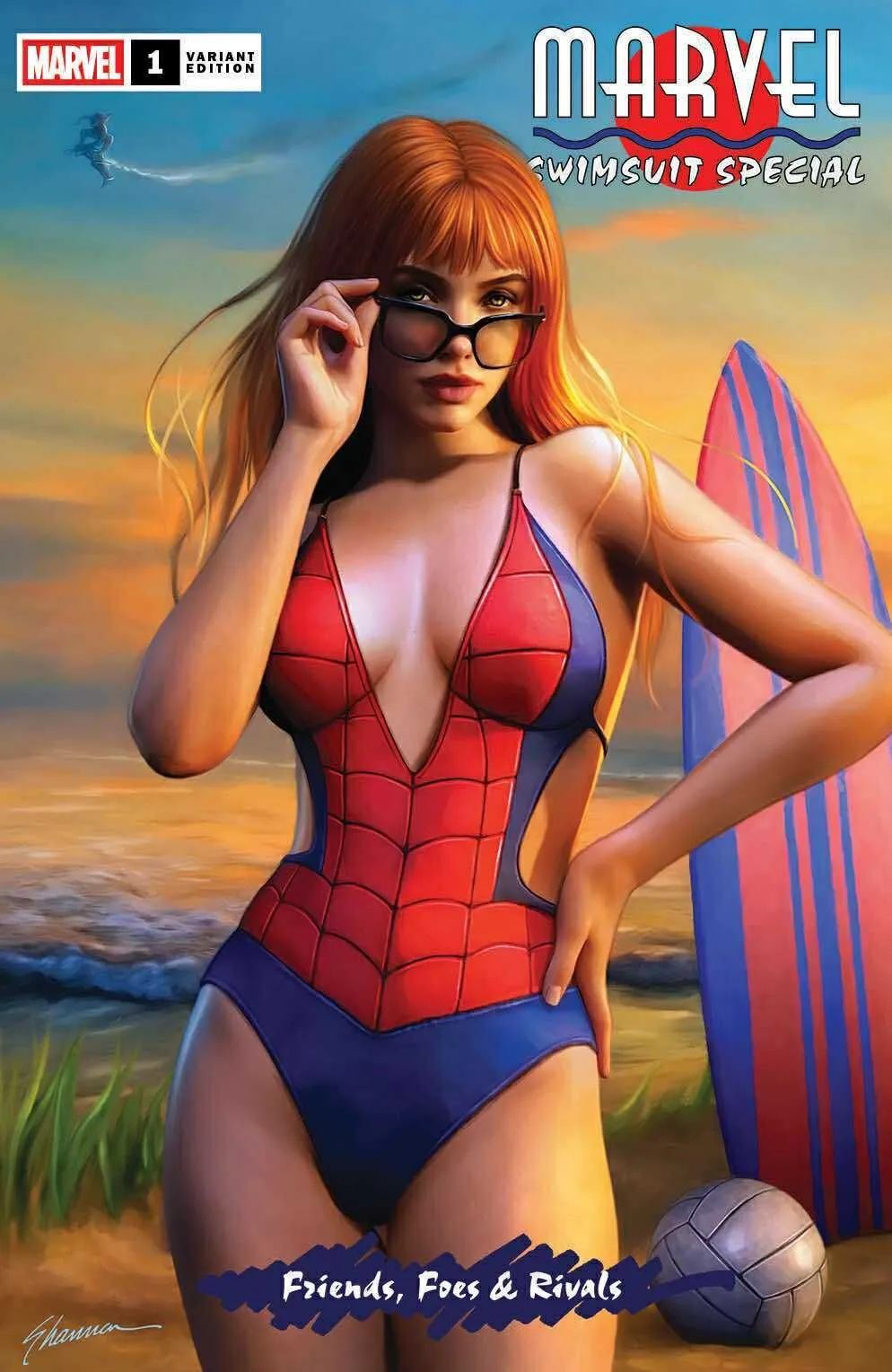 Product image for MARVEL SWIMSUIT SPECIAL: FRIENDS, FOES & RIVALS #1 IVAN TAO EXCLUSIVE TRADE VARIANT
