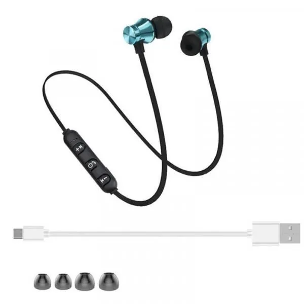 Product image for NEW Bluetooth Sport Earbuds (Pick Your Color Black, Blue, Gold, Silver)