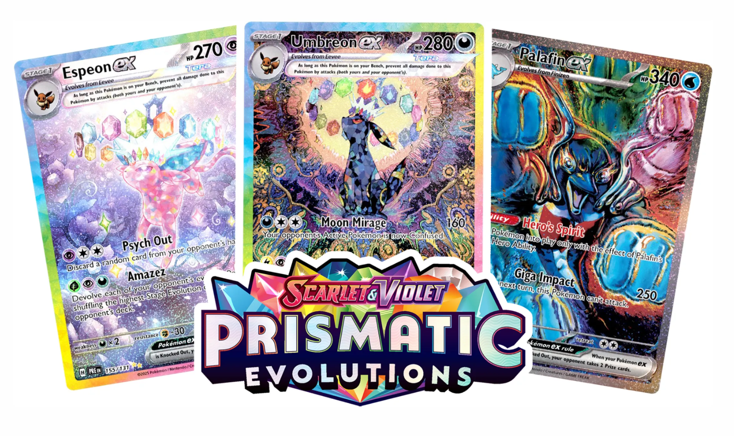 Product image for #1a -5 PACKS- Prismatic Evolutions 