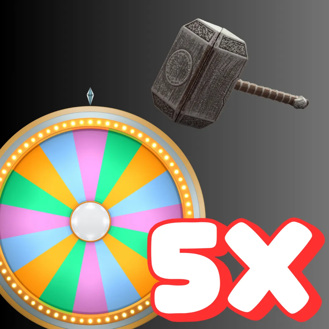 Product image for #3) Baby Thor's Hammer 5x Artandoldstuff's Silver Stacker Surprise Set Spins