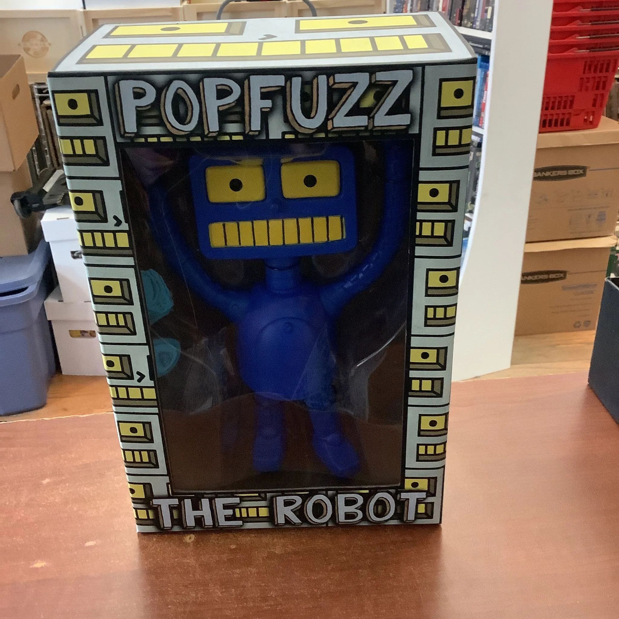Product image for Blue PopFuzz Robot
