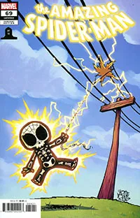 Product image for Amazing Spider-Man Vol 6 #69 Cover B Variant Skottie Young 8 Deaths Of Spider-Man Cover