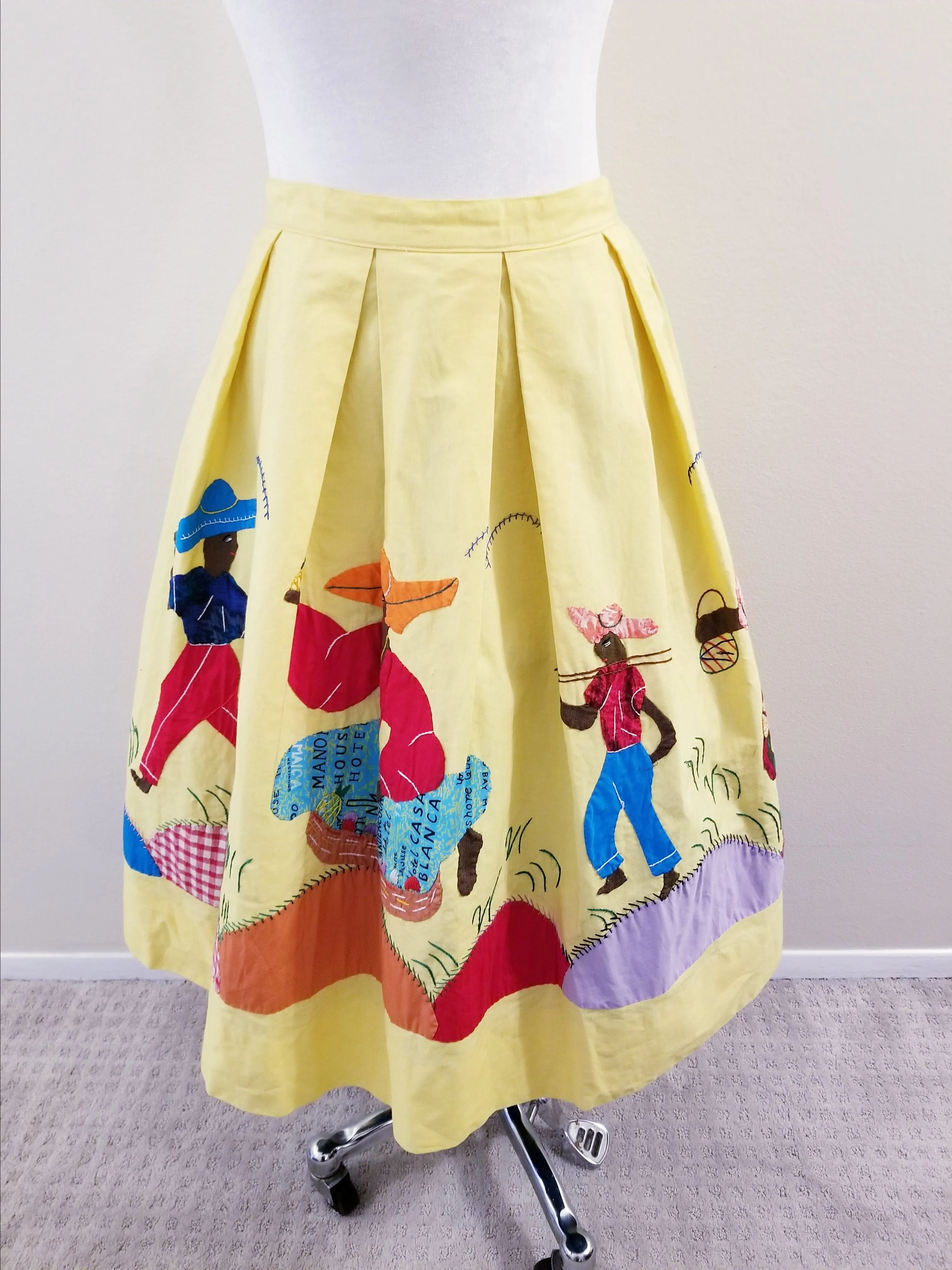 Product image for 50's Handmade Applique Novelty Skirt