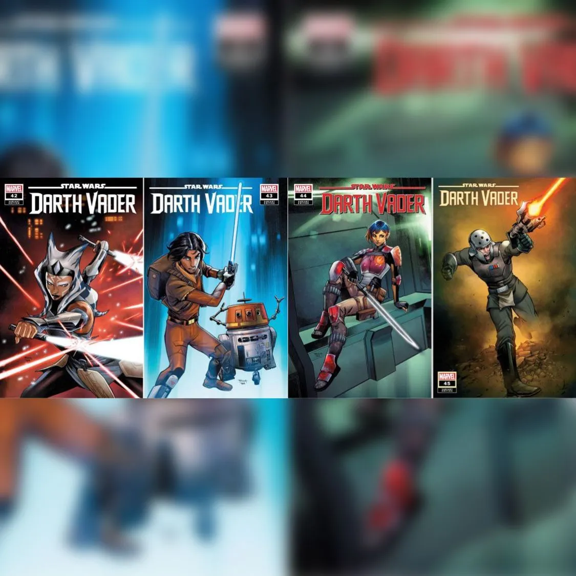 Product image for Darth Vader #42-45 Segovia Sets x4 Comics w/Certs