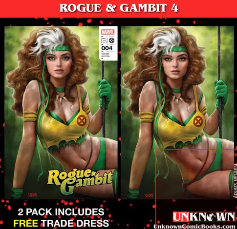 Product image for [2 Pack] Rogue & Gambit #4 Unknown Comics Nathan Szerdy Exclusive Var (06/14/2023) (07/12/2023)
