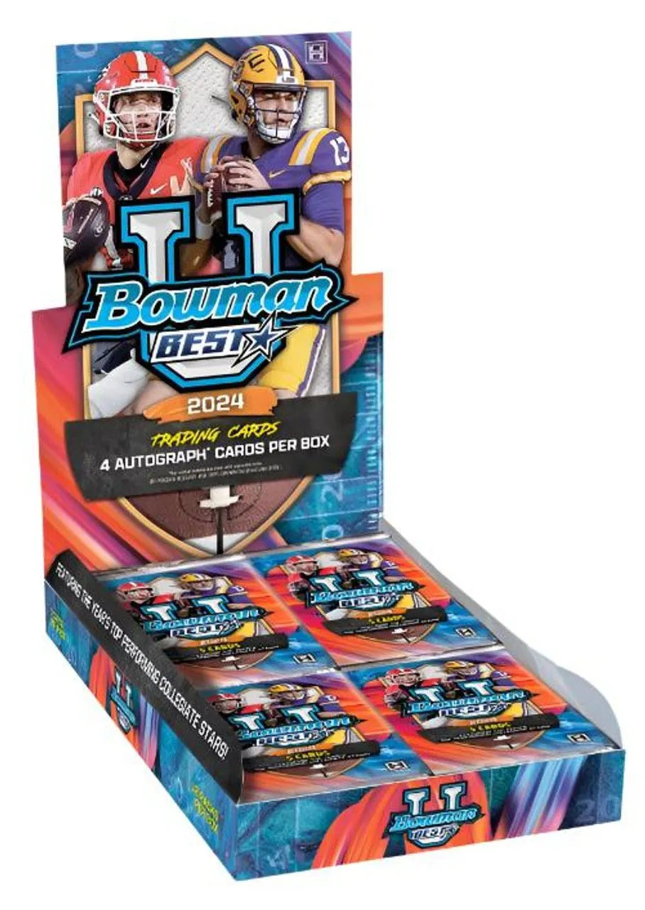 Product image for HIT DRAFT 2024 BOWMANS BEST U FOOTBALL HOBBY BOX