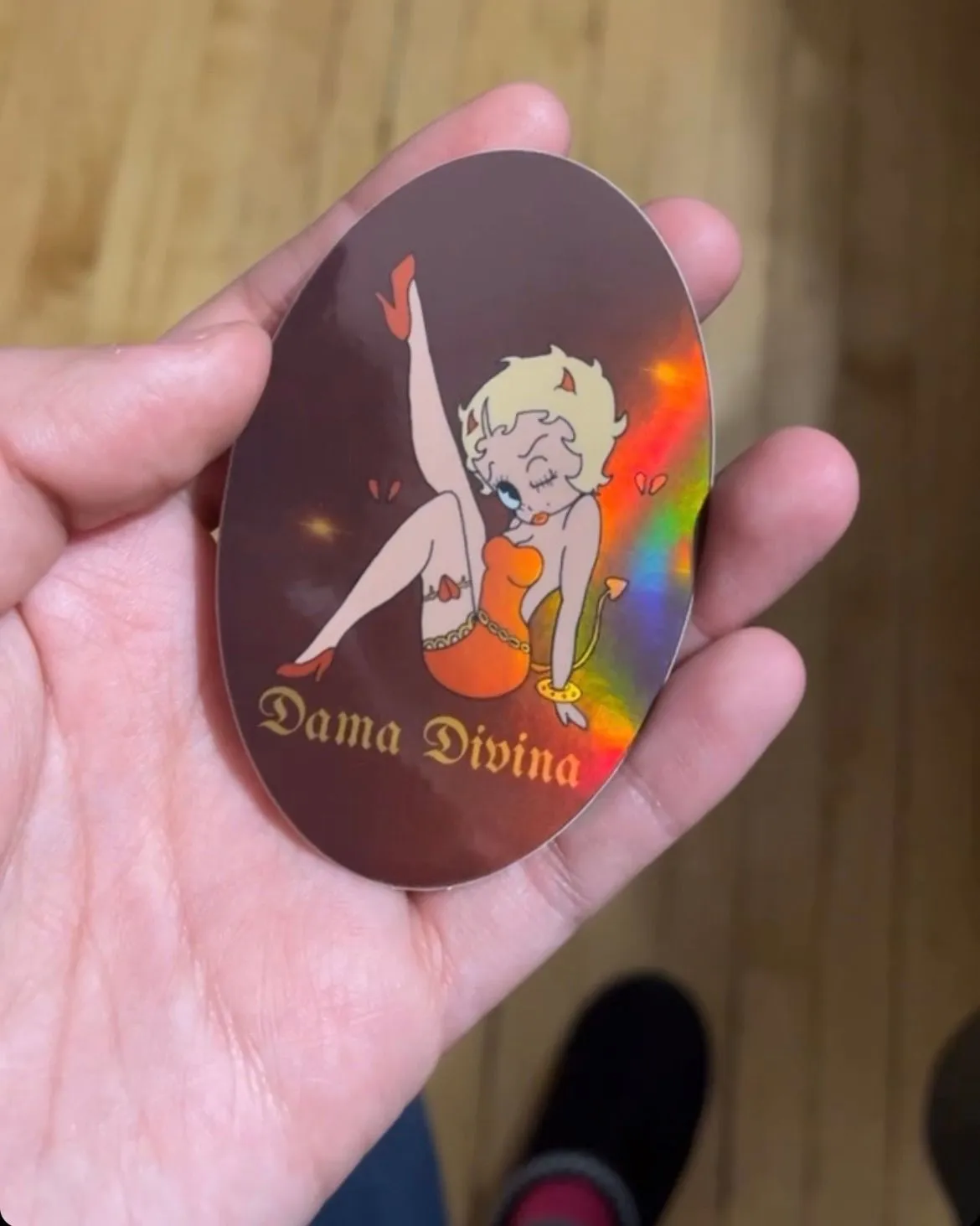 Product image for Dama Divina Holographic Stickers ❤️‍🔥 #12