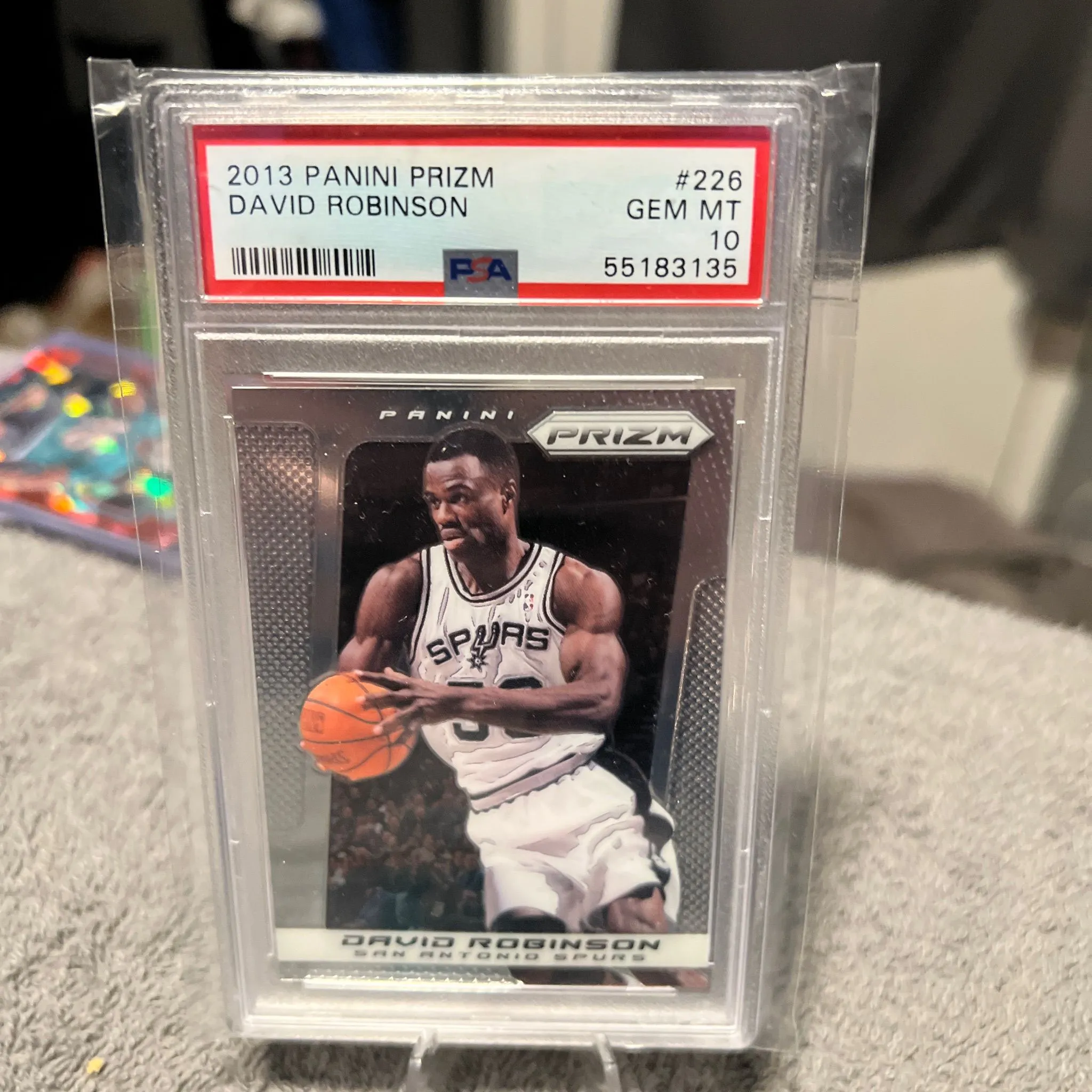 Product image for 2013 Panini Prizm David Robison Psa Mint 10