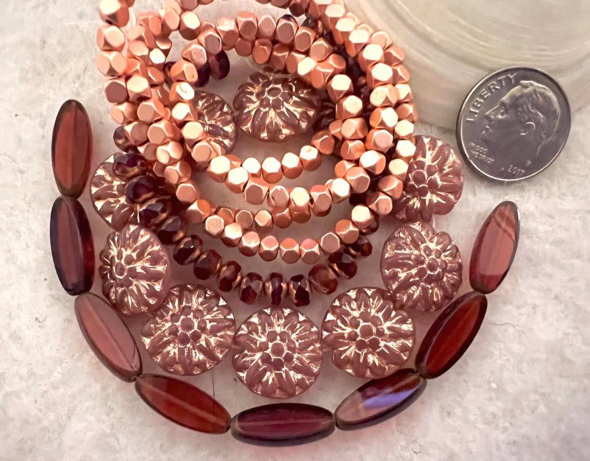Product image for #70 Czech Bundle in Pinks and Coppers