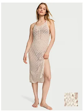 Product image for NWT  Victoria's Secret Swim Crochet Cover-Up Dress LARGE