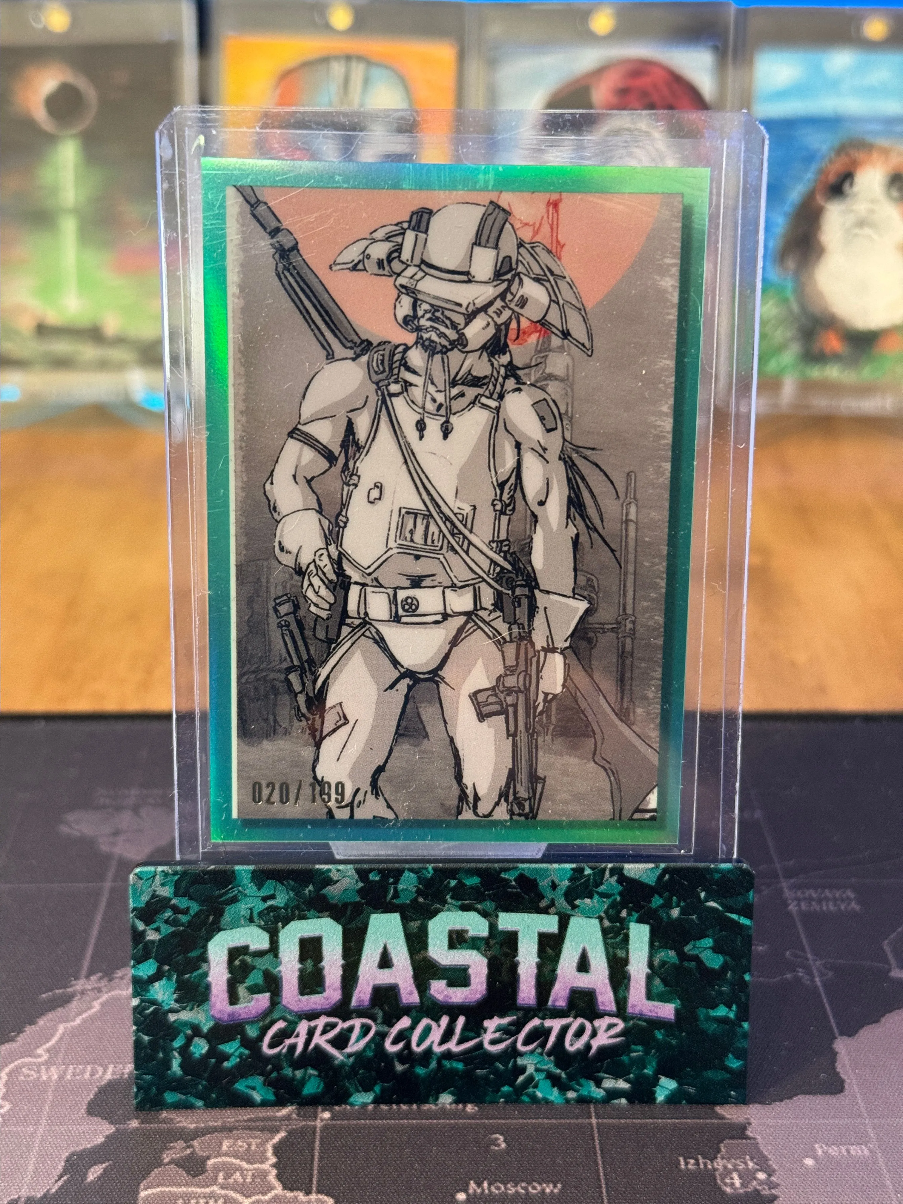 Product image for 2023 Topps Chrome Star Wars Galaxy #GV-2 Art of the Duel