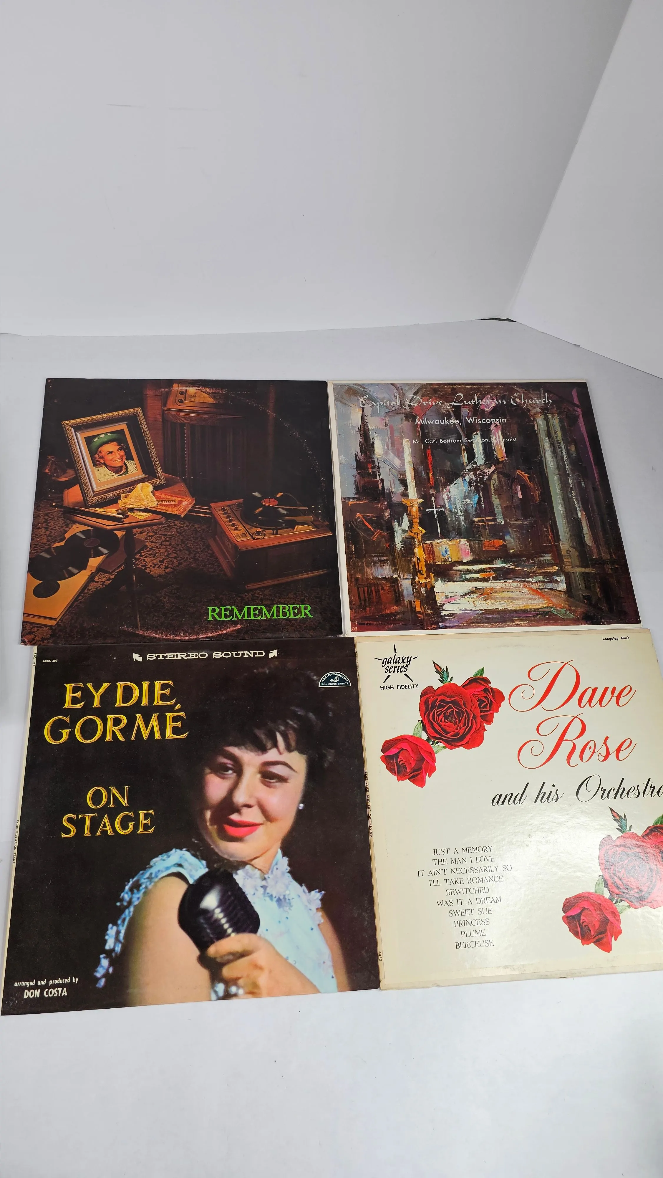 Product image for Lot: Eydie Gorme, Remember, Dave Rose, Capital Drive Lutheran Choir