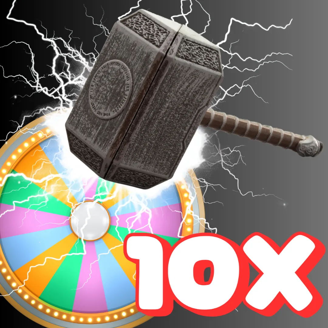 Product image for #4) Thor's Hammer 10x Artandoldstuff's Silver Stacker Surprise Set Spins
