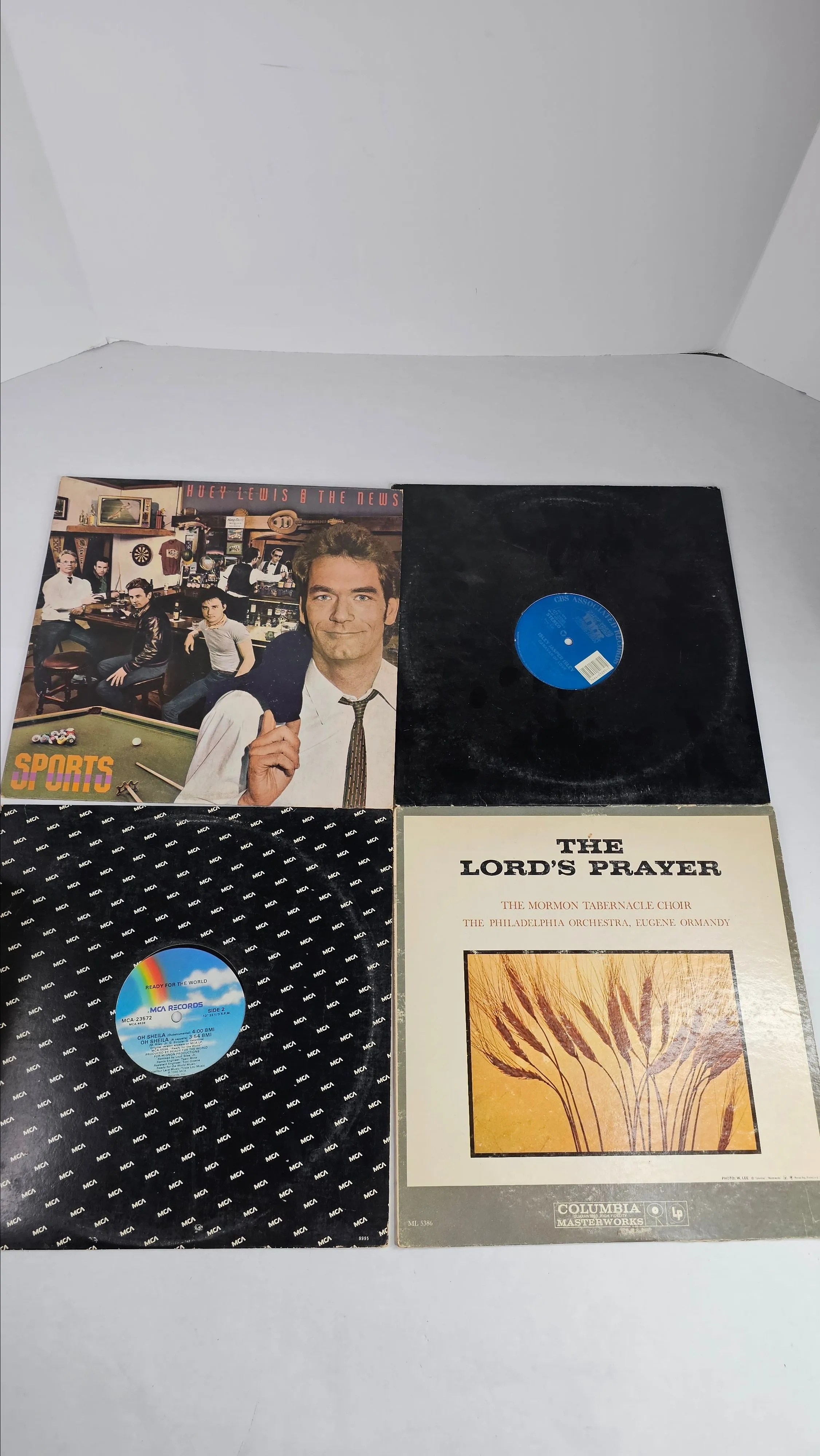Product image for Lot: Huey Lewis, Ready for the World, Mormon Tabernacle, Isley Jasper