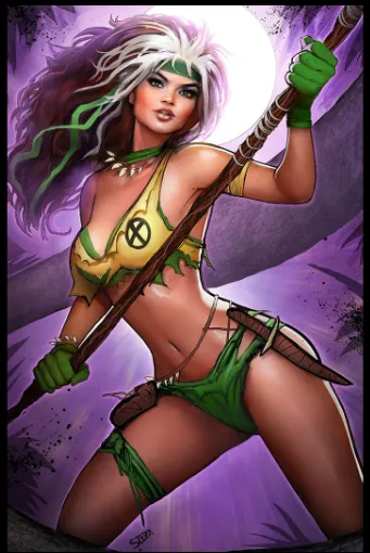 Product image for Rogue: The Savage Land #1 Unknown Comics Nathan Szerdy Exclusive Virgin Var (01/15/2025