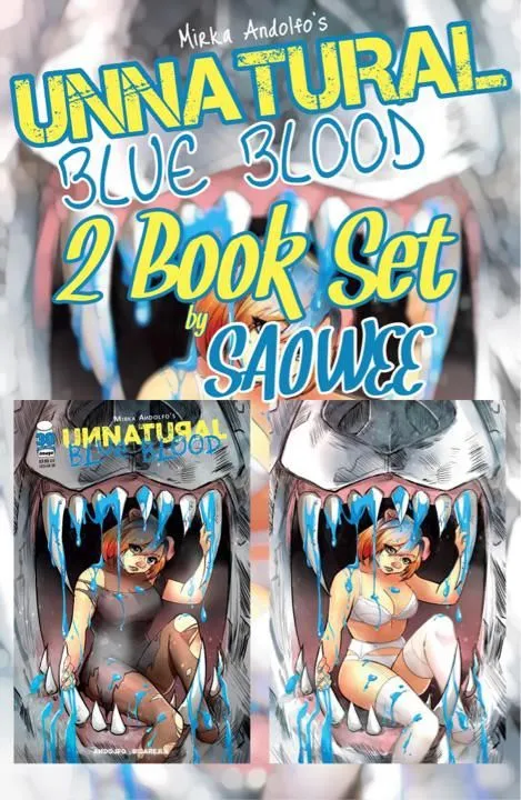 Product image for UNNATURAL BLUE BLOOD #1 SAOWEE EXCLUSIVE 2 BOOK SET #6