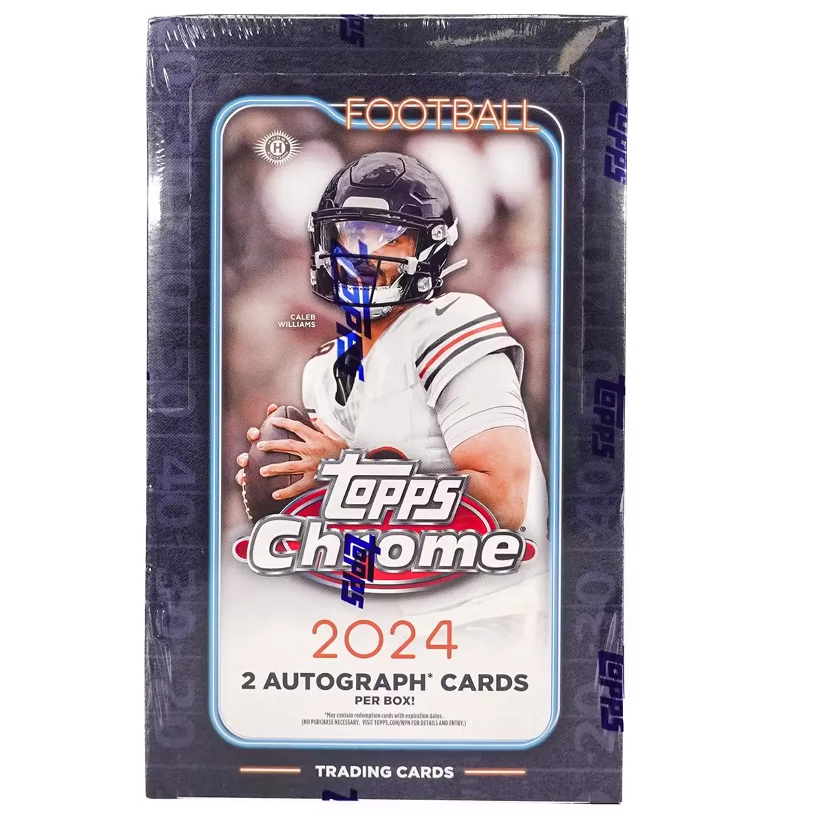 Product image for 2024 Topps Chrome Football Hobby Box!