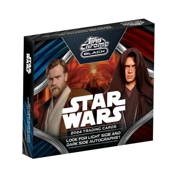 Product image for 1 | 2024 Star Wars Topps Chrome Black Hobby Box