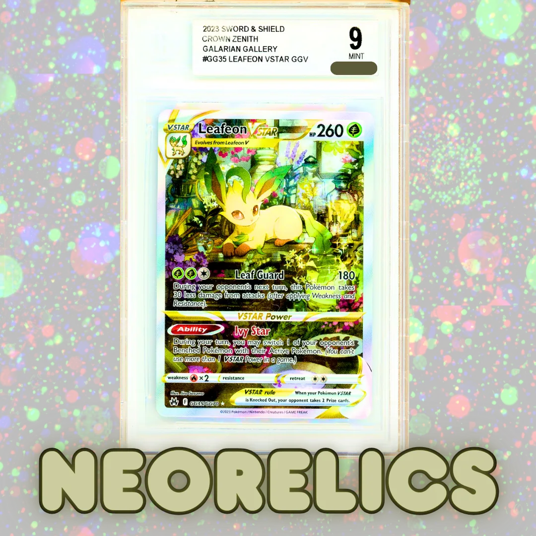 Product image for Leafeon VSTAR BGS 9 Crown Zenith