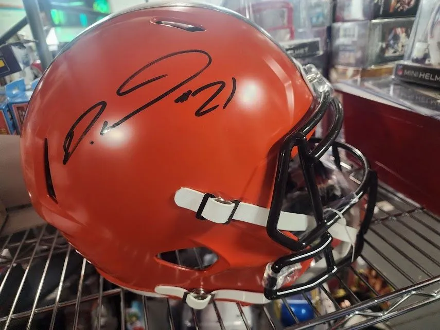 Product image for Denzel Ward Full Size Helmet Browns Radtke COA