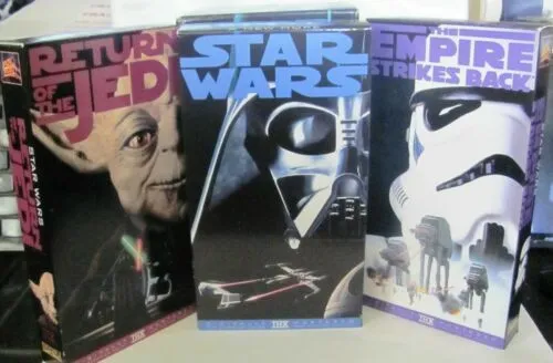 Product image for Star Wars Trilogy (VHS, 1995, 3-Tape Set) Pre-Owned