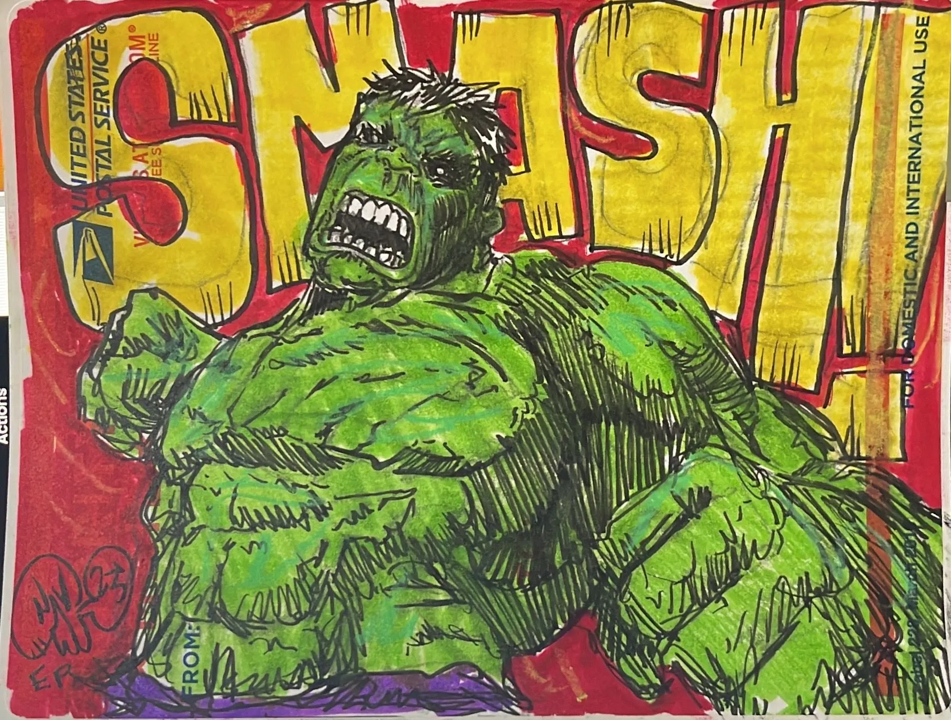 Product image for FULL COLOR SLAPS! Down and dirty!