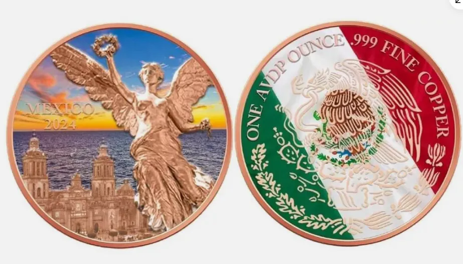 Product image for 1oz Copper  Libertad