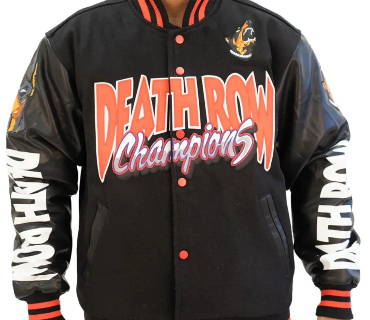 Product image for XL Death Row Varsity Jacket