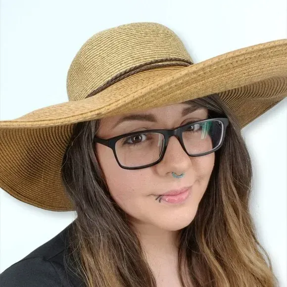 Product image for NWT John Callanan Wide Brim Sun Hat Beige