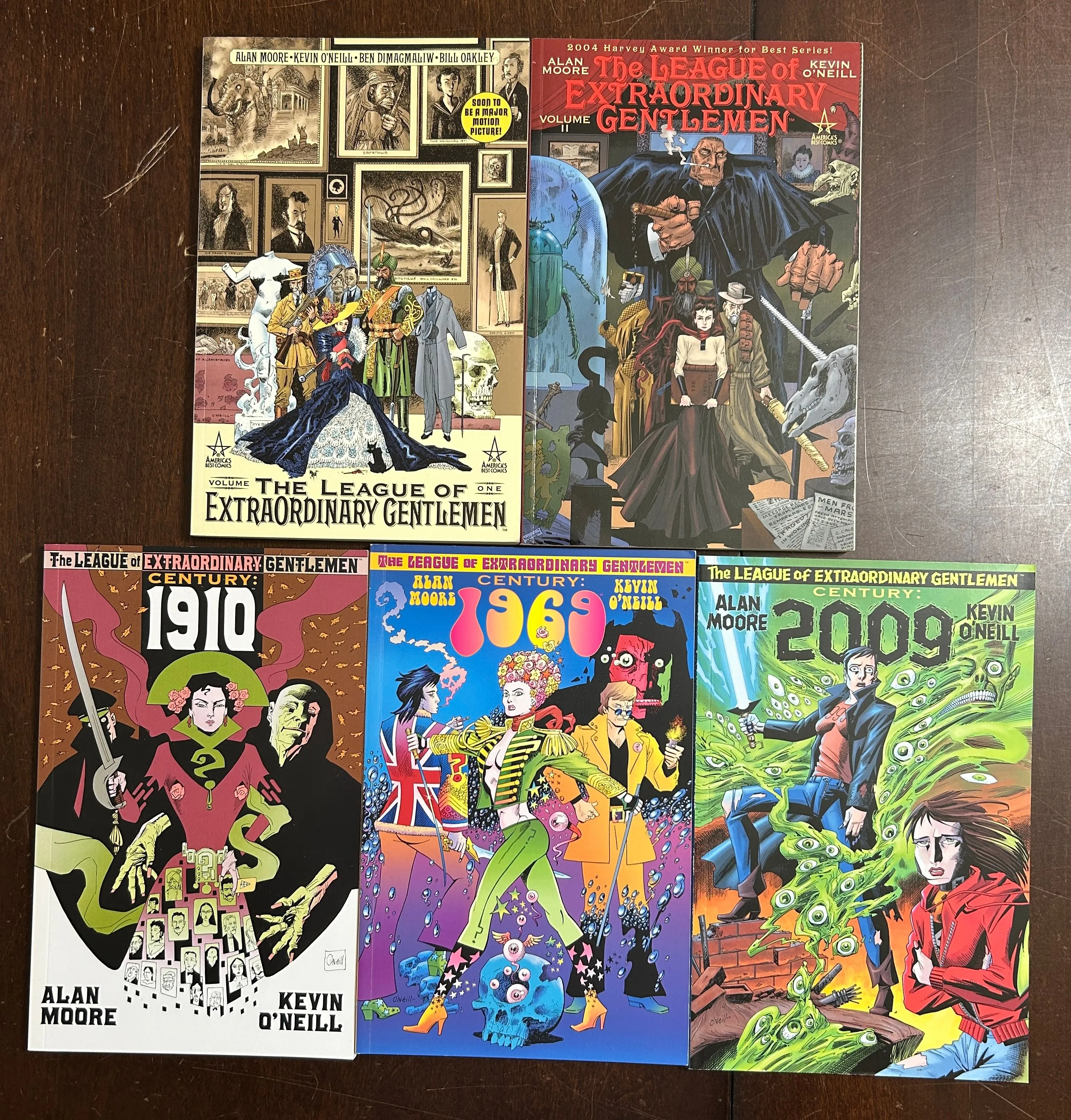 Product image for DISCOUNTED LOT: League of Extraordinary Gentlemen Lot of 5 TPBs