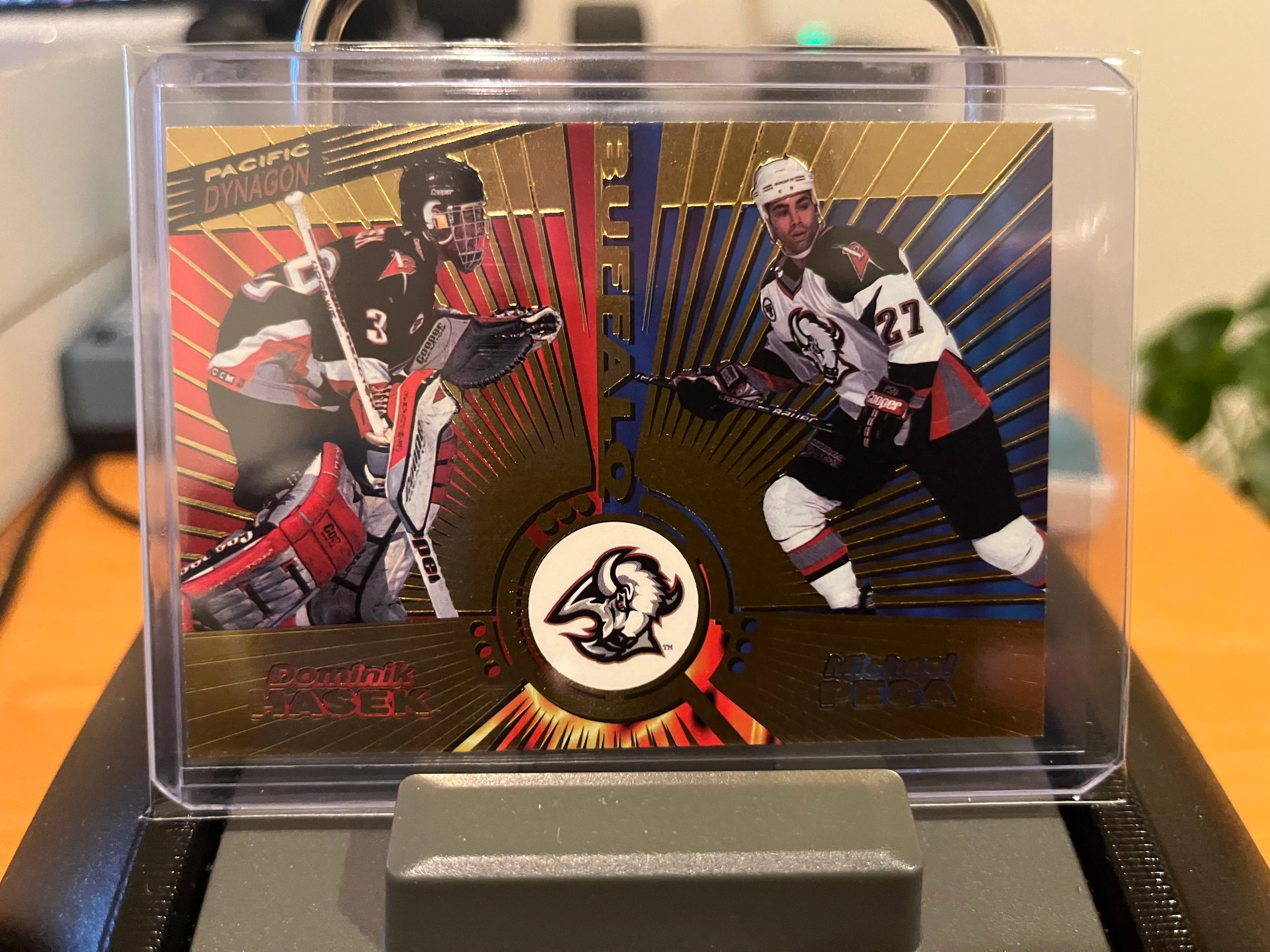 Product image for Hasek / Peca	Dominik / Michael	Base Goalie Sabres