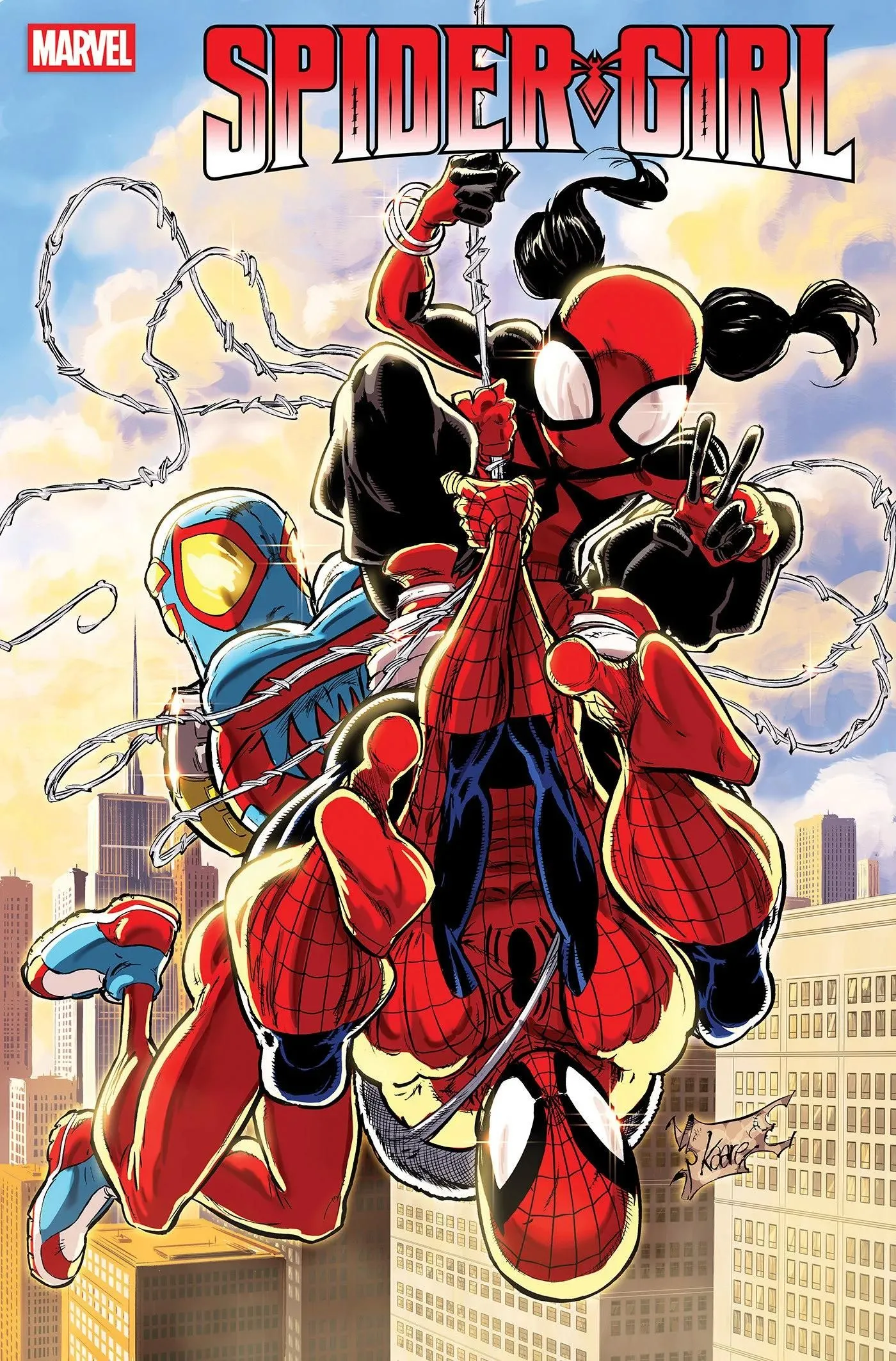 Product image for 0. NCBD Spider-Girl #1 Kaare Andrews Foil Variant