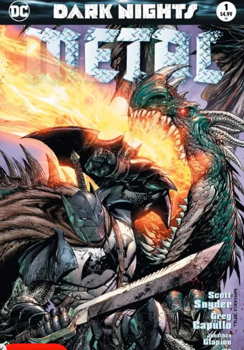 Product image for DARK NIGHTS METAL #1 (OF 6) UNKNOWN COMIC BOOKS EXCLUSIVE TYLER KIRKHAM CVR A 8/16/2017