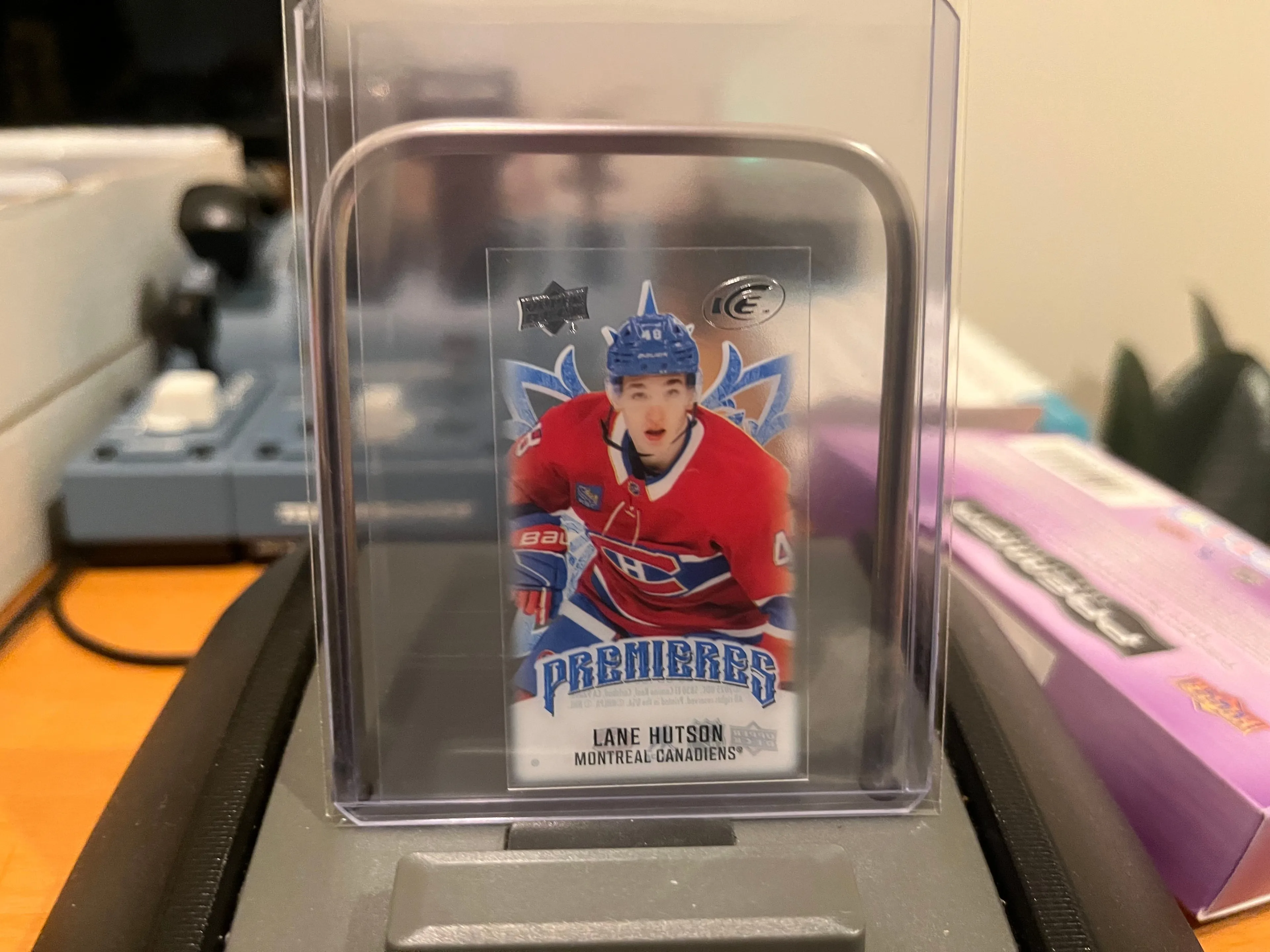 Product image for Hutson	Lane	Ice Premieres Minis - Rookie RC Canadiens Habs
