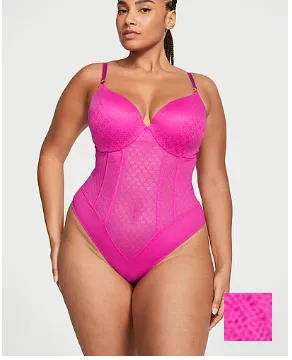 Product image for NWT Victoria's Secret PINK Push-Up Teddy SMALL