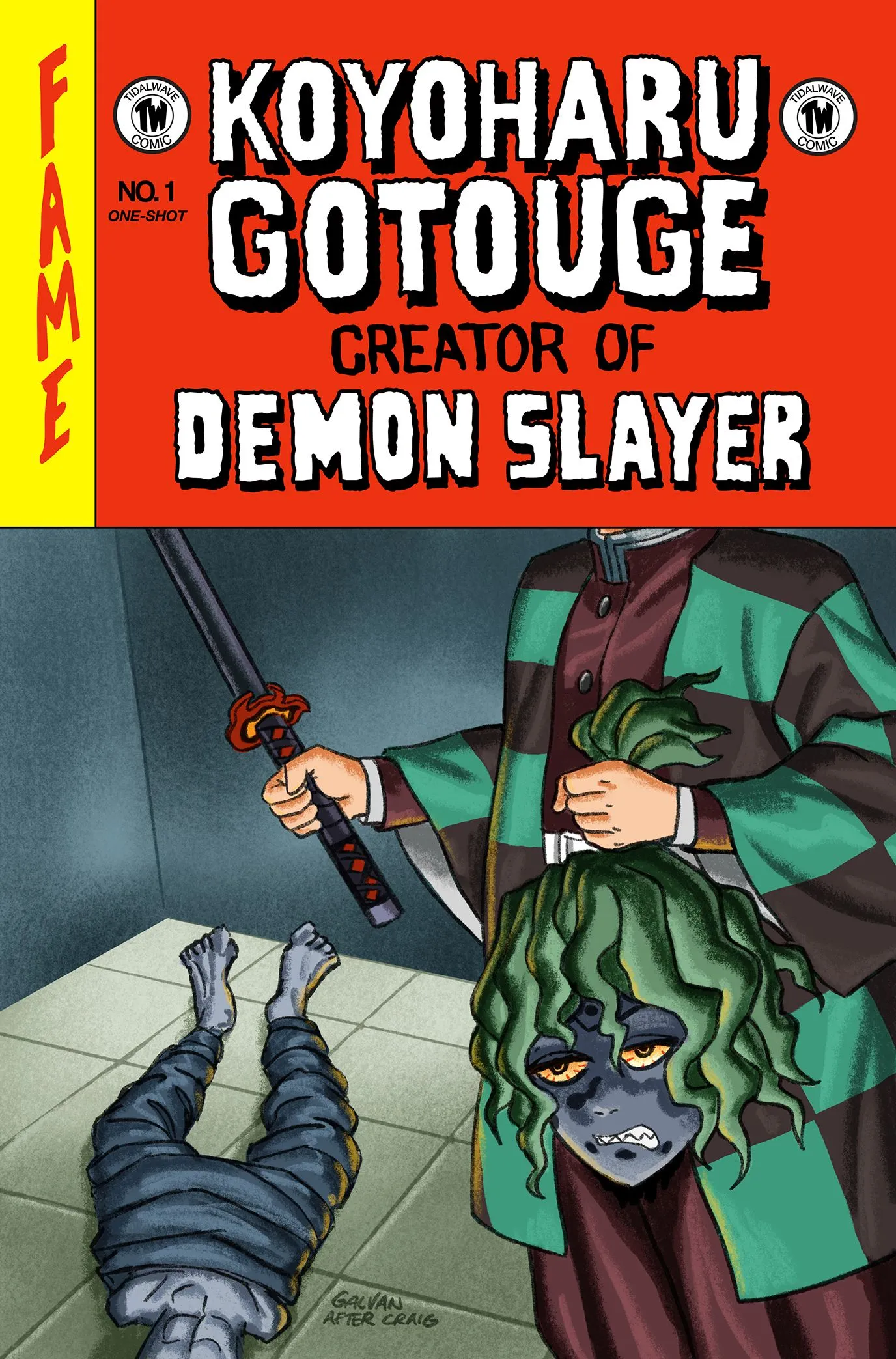 Product image for Demon Slayer CS22 Homage Bill Galvan FE Boston Exclusive LEATHERED /5
