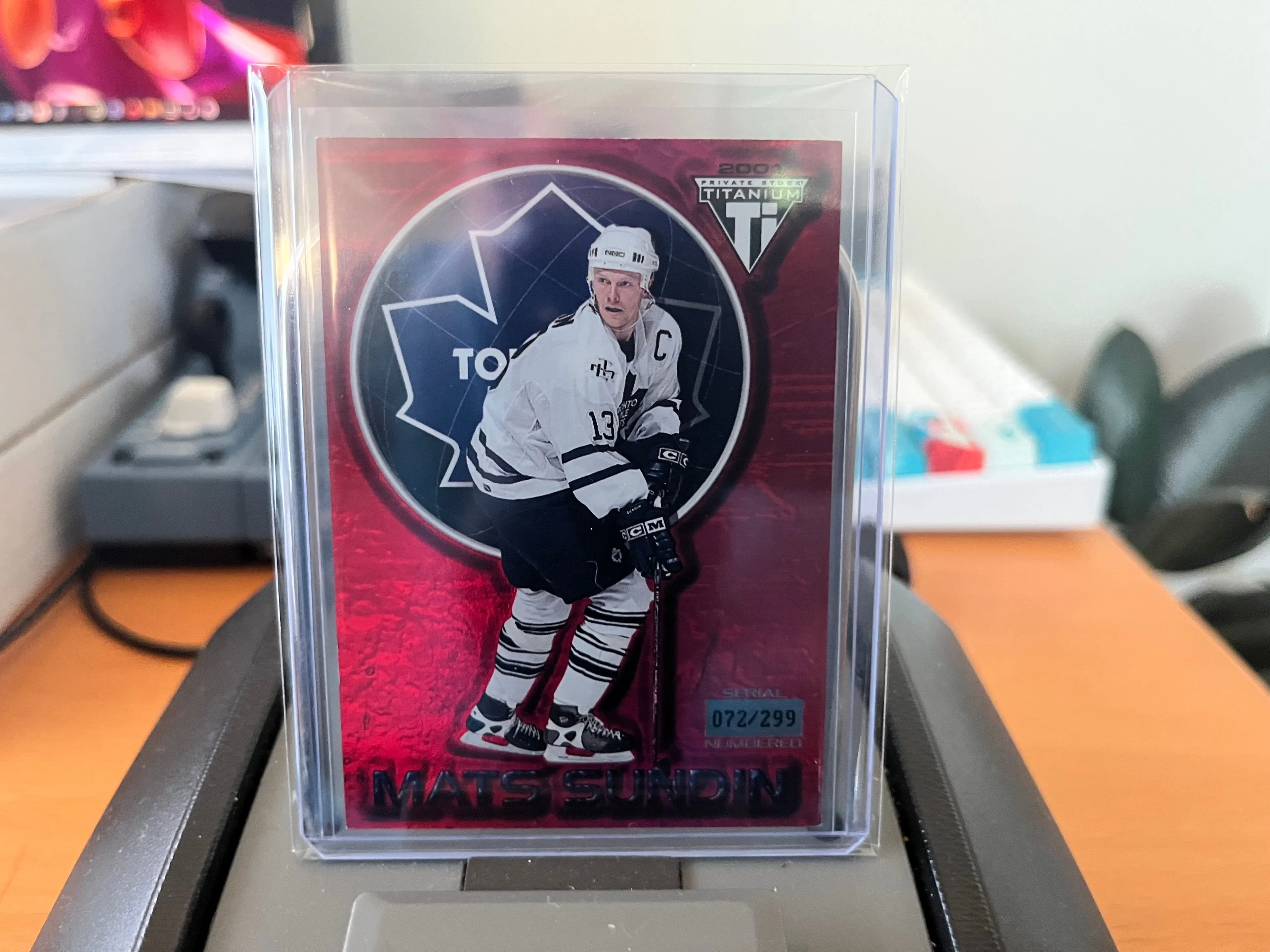Product image for Sundin	Mats	Red 72/199 - Serial Numbered Maple Leafs
