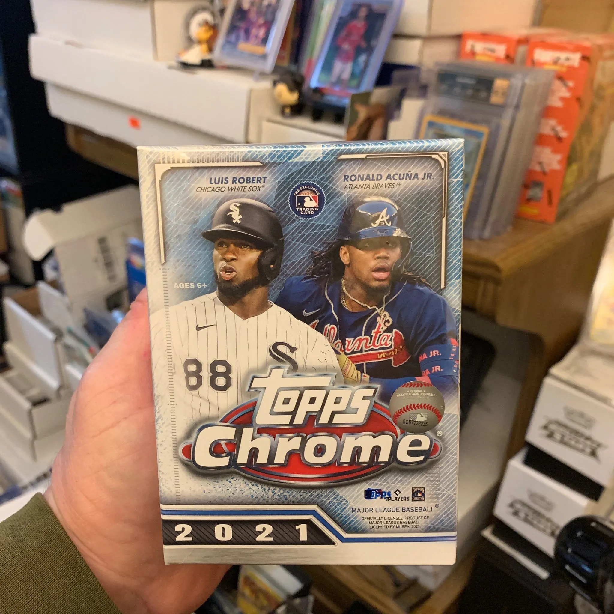 Product image for 2021 Topps Chrome Blaster Box Sealed