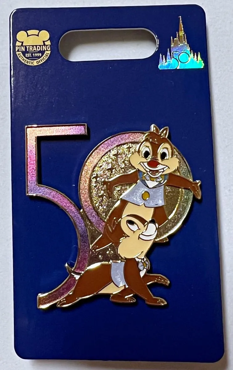 Product image for WDW 50th Anniversary Chip and Dale
