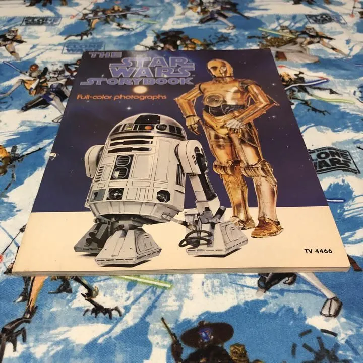 Product image for Vintage The Star Wars Story Book Full Color Photos TV 4466 Scholastic Books