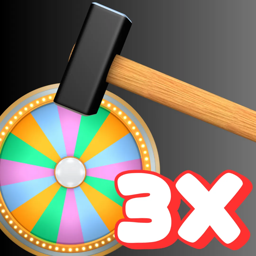 Product image for #2) Mega Hammer 3x Artandoldstuff's Silver Stacker Surprise Set Spins