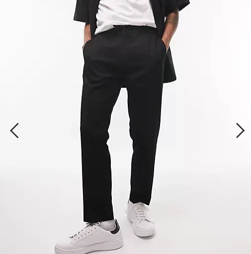 Product image for 039. Topman NWT Black Jogger Slacks 32x34