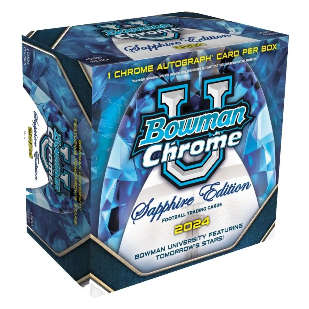 Product image for 2024 BOWMAN U CHROME SAPPHIRE FOOTBALL 
