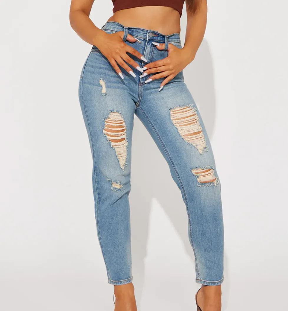 Product image for 023. Fashion Nova NWT Taking Chances Stretch Mom Jeans 18 black