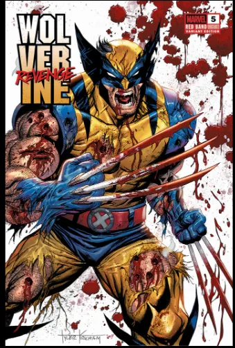 Product image for Wolverine Revenge #5 Red Band Unknown Comics Exclusive Tyler Kirkham Var [Polybagged] Explicit Content (03/26/2025