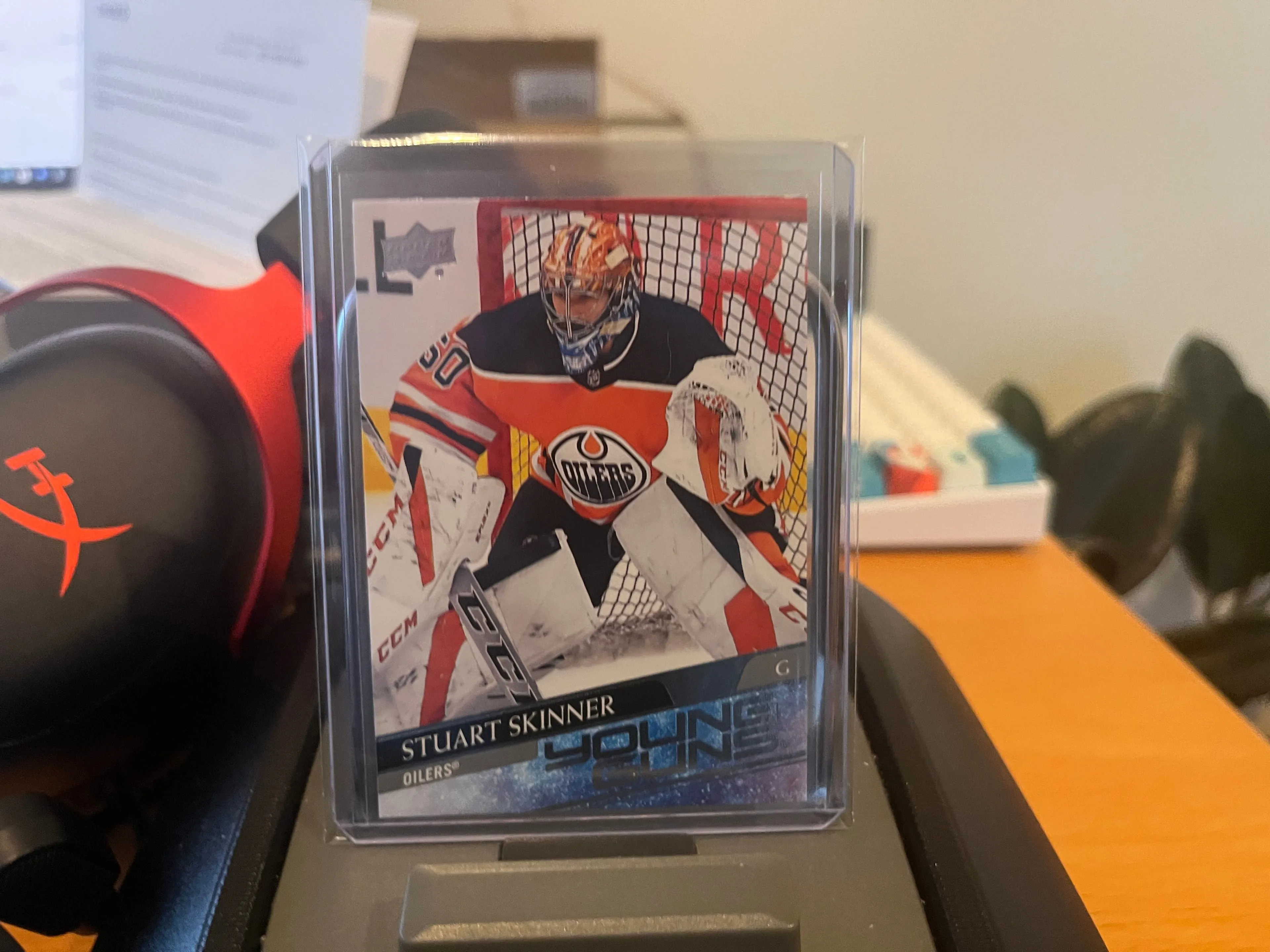 Product image for Skinner	Stuart	Young Guns - Rookie YG RC 1:4 Packs Goalie Oilers