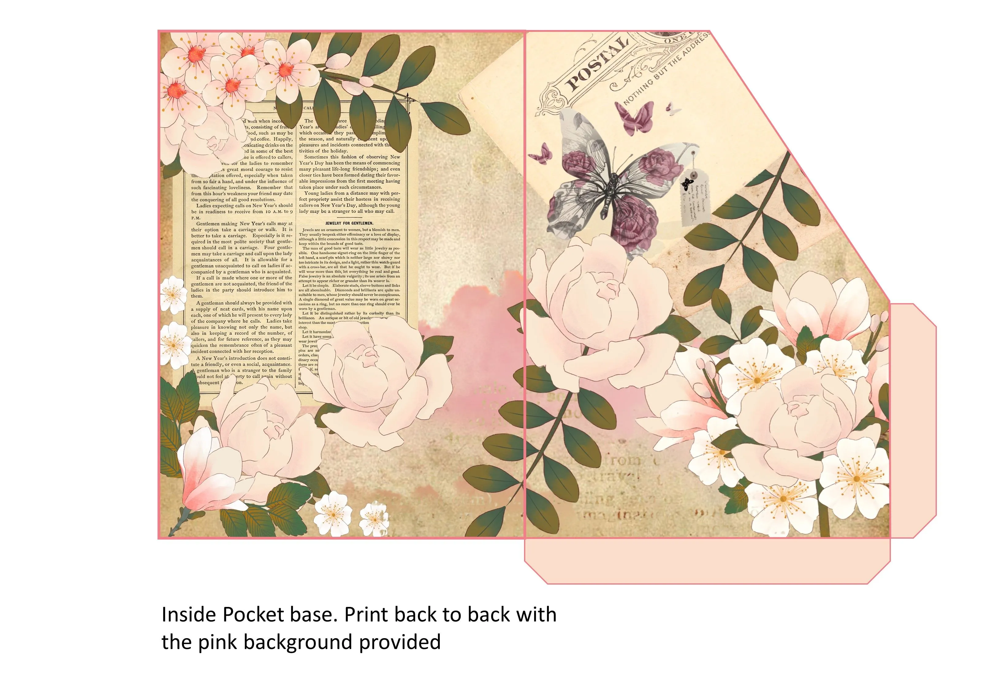 Product image for A165-3. Pocket In A Pocket Card Template